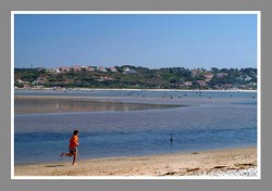 Obidos lagoon and beach