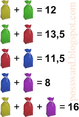 Разноцветные мешки