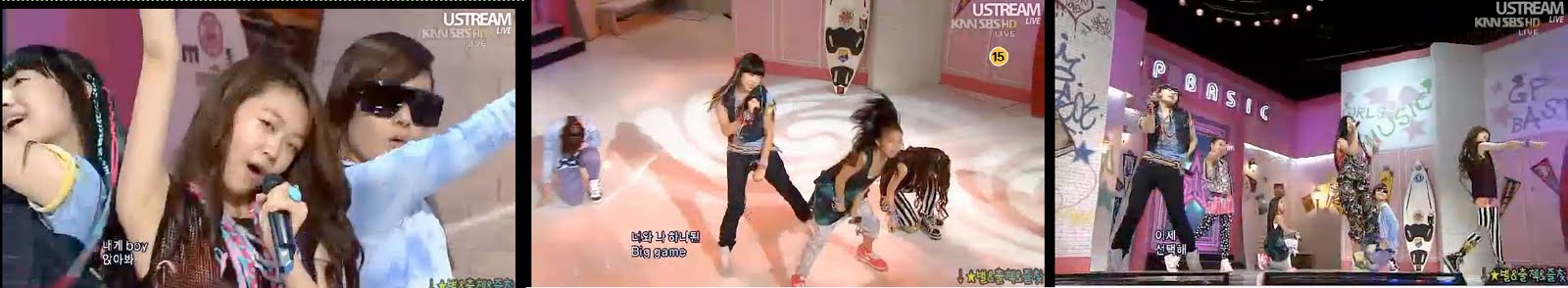 All About Korean Entertainment: 9Muses and GP Basic Perform On Inkigayo