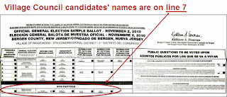 sample ballot