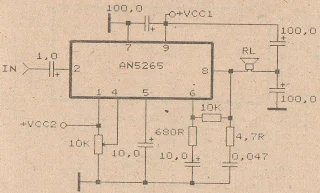 Power Amplifier Circuit with IC AN5265