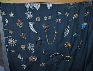 Rhinestone pin collection
