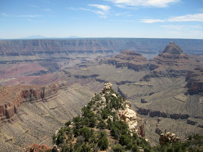 View south Cape Final trail North Rim Grand Canyon National Park Arizona
