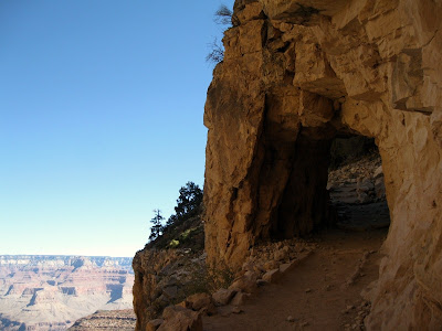 Tunnel Bright Angel trail Grand Canyon National Park Arizona
