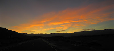 Sunset over Death Valley National Park California