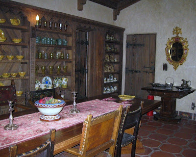 Dinning room Scotty's Castle Death Valley National Park California
