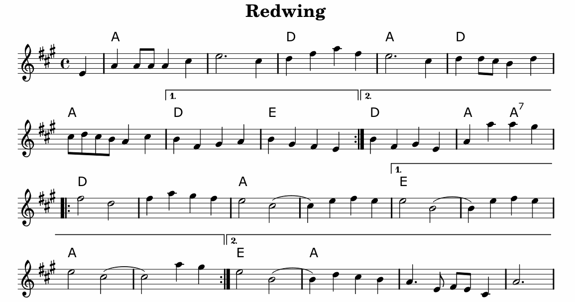 Fiddle Studio Redwing Sheet Music