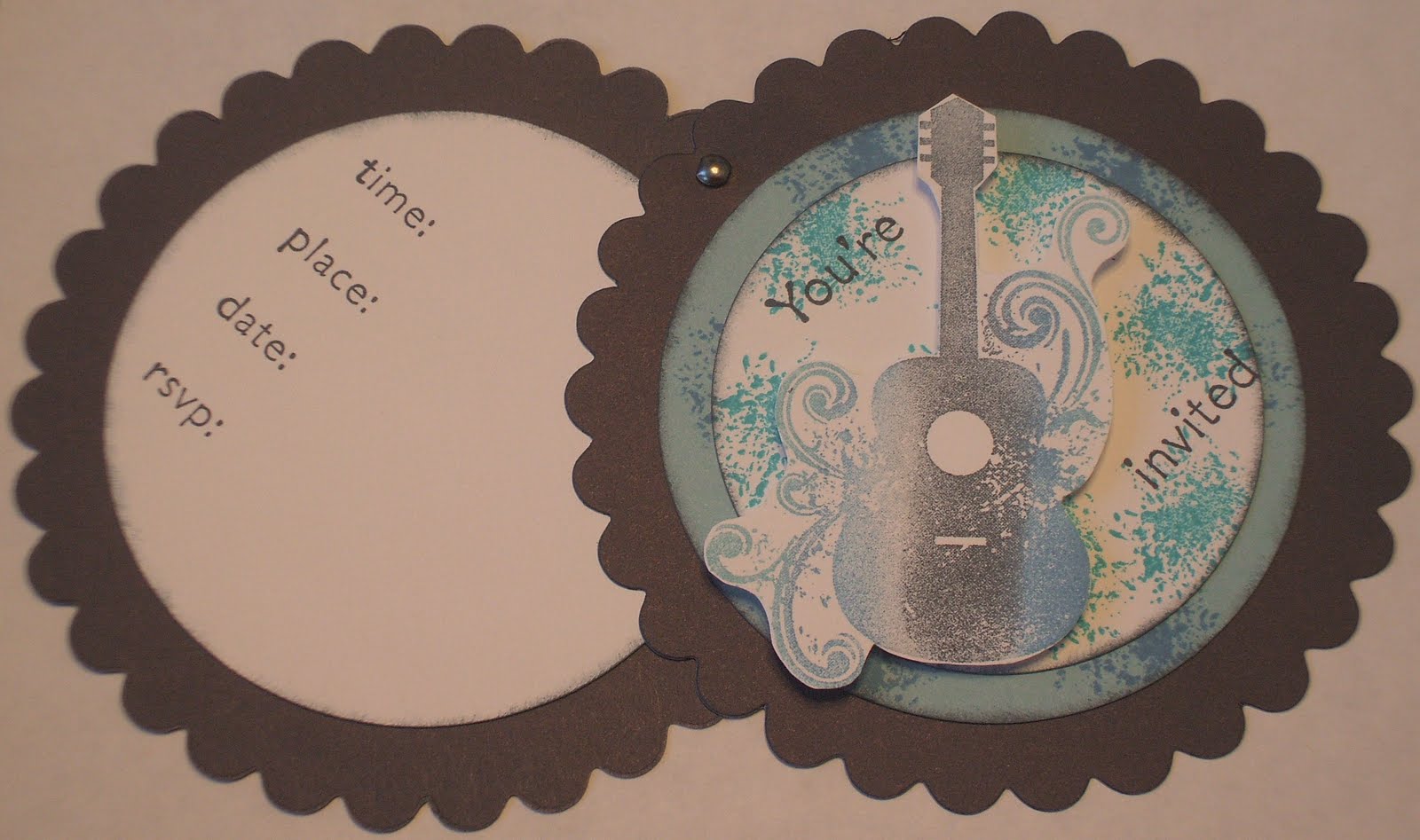 Jaks Scraps: Birthday invitation for a 6 year old boy