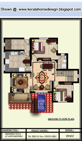 Kerala  Home  plan  and elevation 1500  Sq  Ft  Home  
