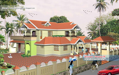 Kerala Style Homes - 2607 Sq. Ft