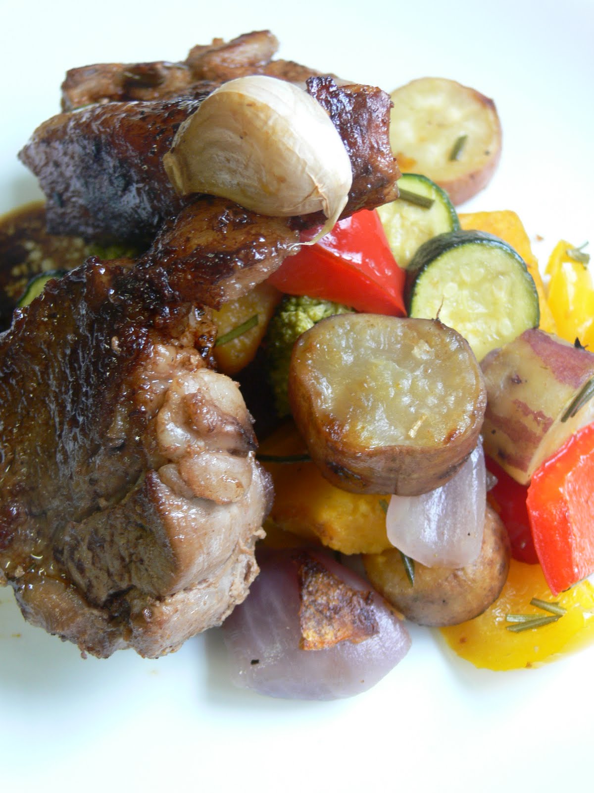 Two Pots and a Pann (acotta) Pan Grilled Lamb Loin Chops with Oven