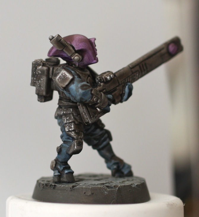 40k Hobby Blog Tau Fire Warriors Painted With Washes