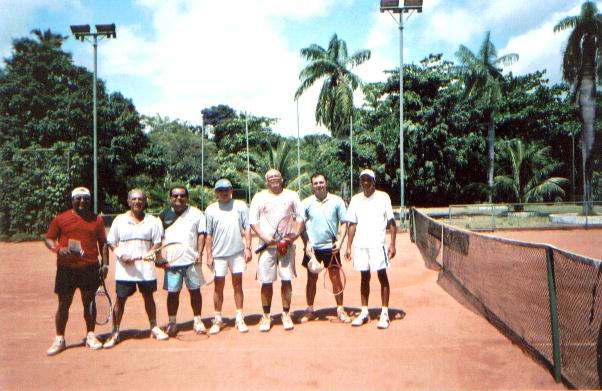 Ano 2005 - Tenistas no torneio Primavera/Verão.