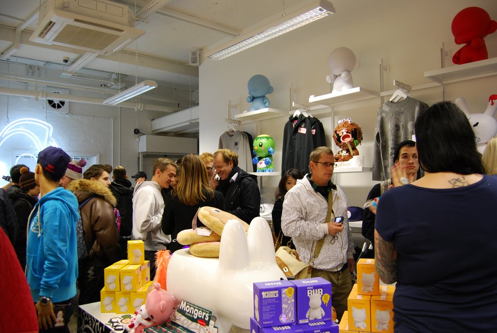 Kidrobot London store opening Clutter Magazine