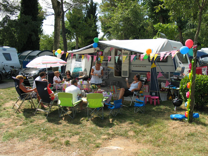 Mijn feestje op de camping!