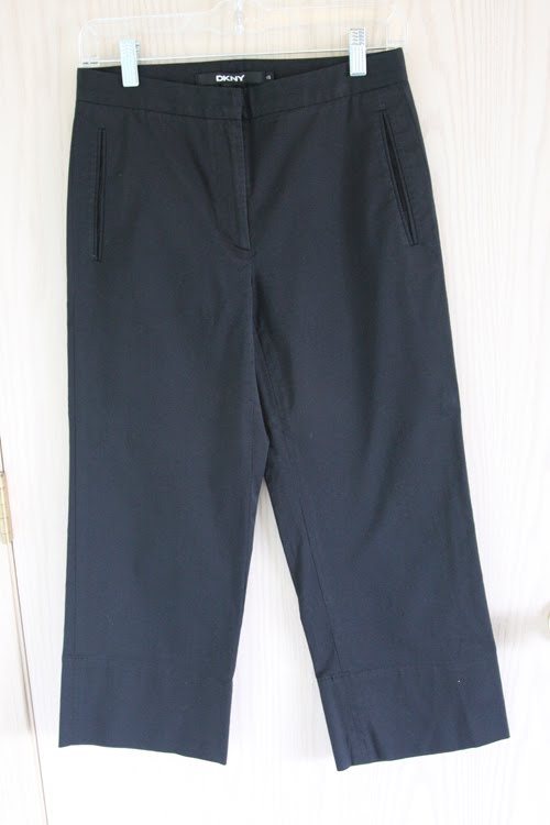 Shop Chic Steals: DKNY Crop Black Pants Size 4