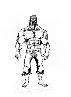 IsaacSanchez_Dibujando: El Increíble Hulk