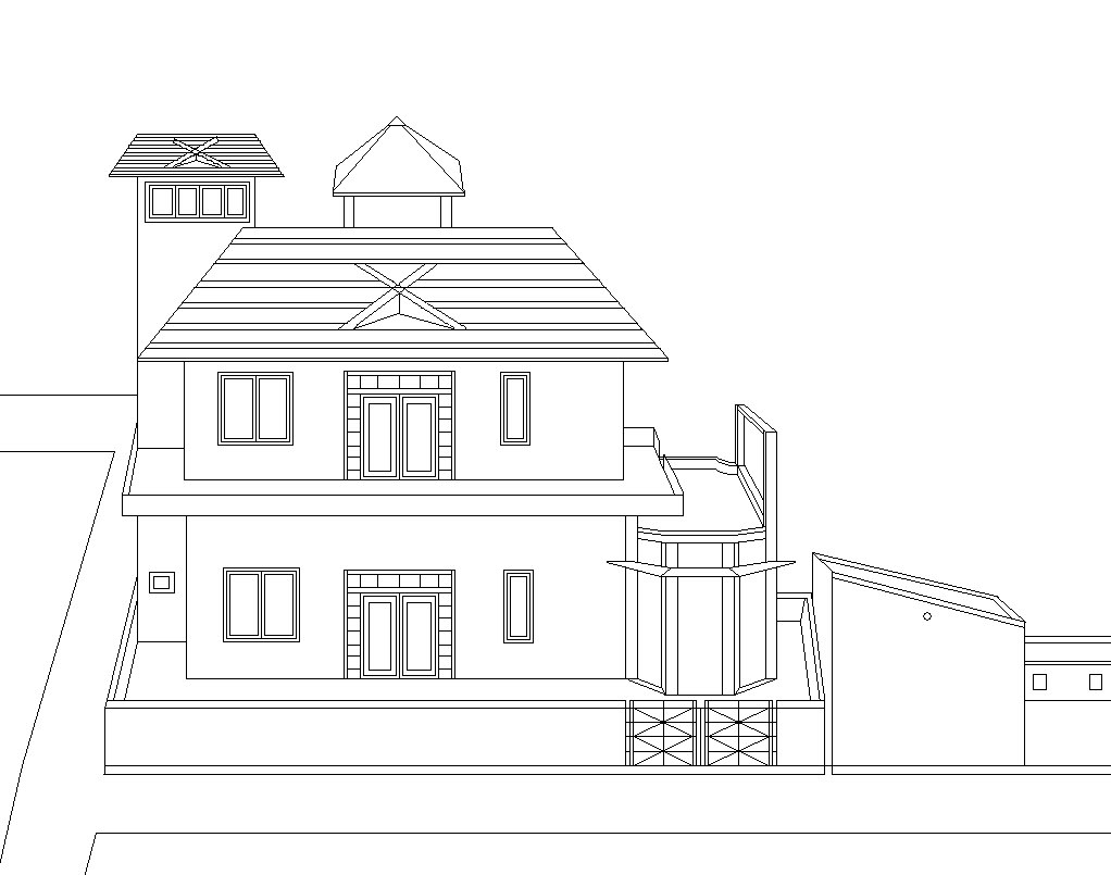 Vikash Imagination: My Building Designs in MS Paint - by Vikash Chandra Das