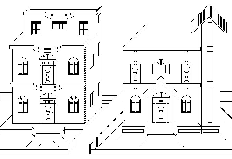 Vikash Imagination: My Building Designs in MS Paint - by Vikash Chandra Das