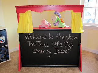how to make a puppet theater