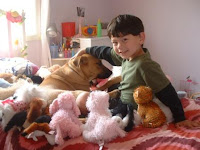 Hanging with the Webkinz and Jack