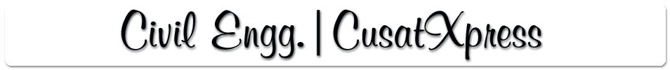 Civil Enggineering | CusatXpress