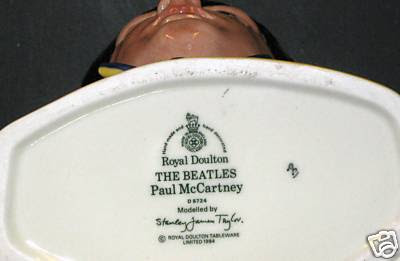 Bottom of Paul McCartney Royal Doultan D6724 Mug