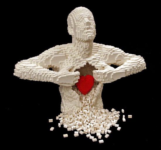 NATHAN SAWAYA IS A LEGO SCULPTING FREAK