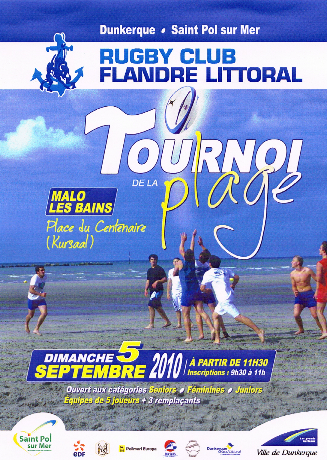 LE JUSTE IMAGINUM: RUGBY CLUB FLANDRE LITTORAL - 