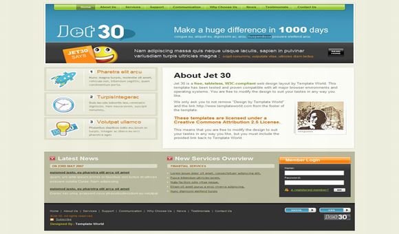 Business Beautiful Joomla 1.5 Template