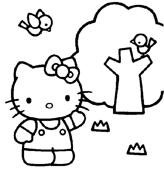 Maestra de Infantil: Hello Kitty. Dibujos para colorear.