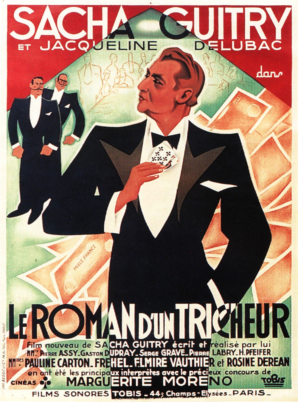 Le Roman D Un Tricheur 1936 Films Théâtre Oeuvres: LE ROMAN D'UN TRICHEUR, film