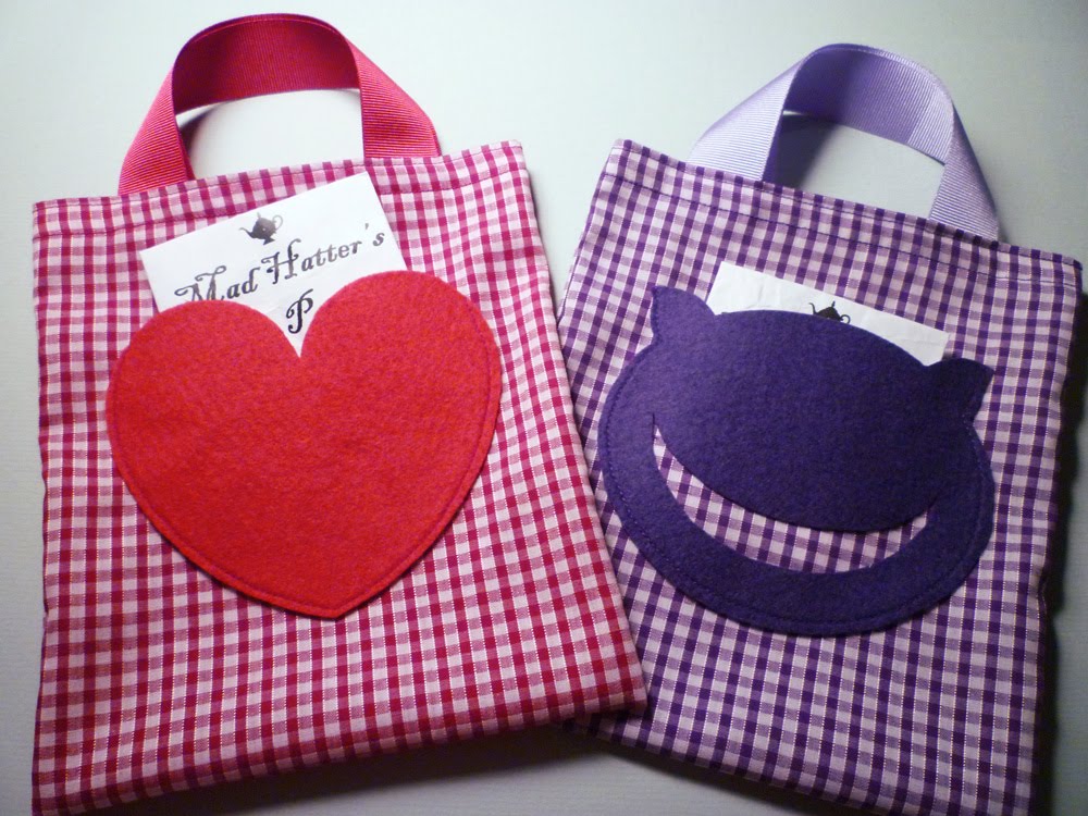 Sew Can Do: Alice In Wonderland Felt Party Bags