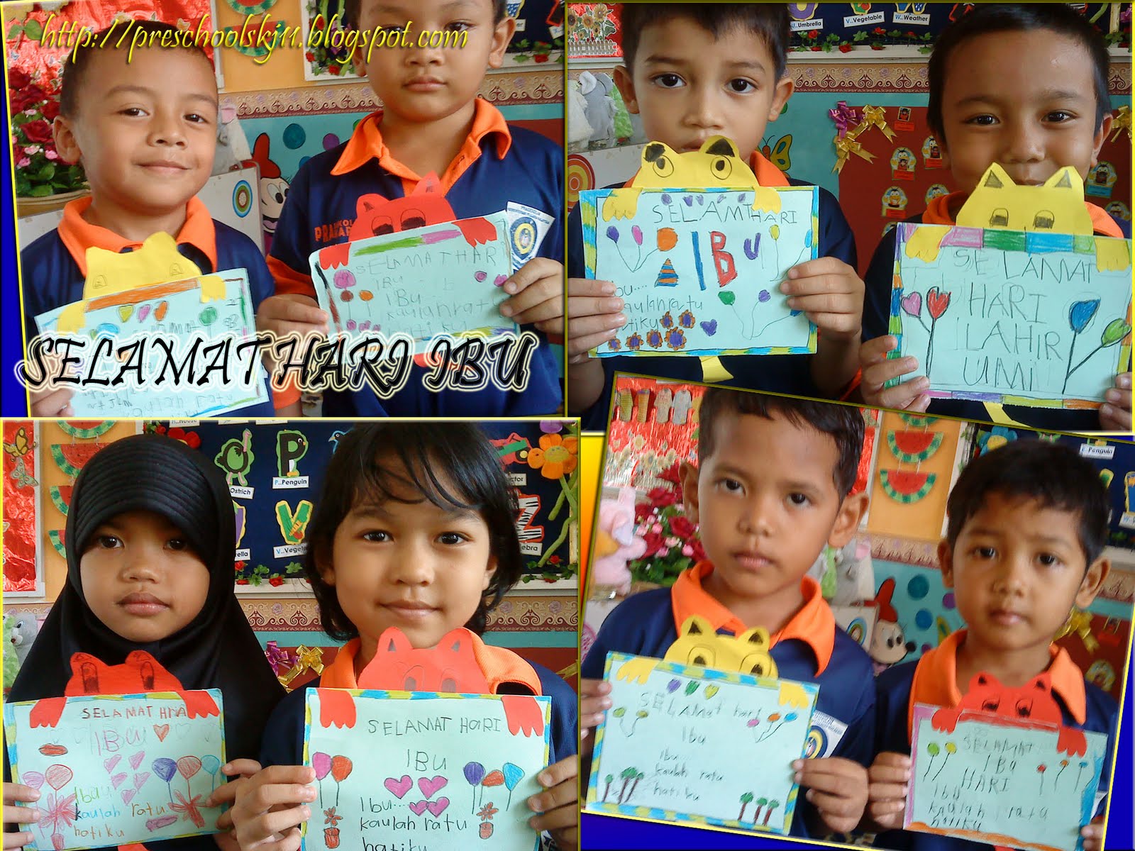 CIKGU EELA (IL) PRESCHOOLERS @ PCE: Kad Hari Ibu :D