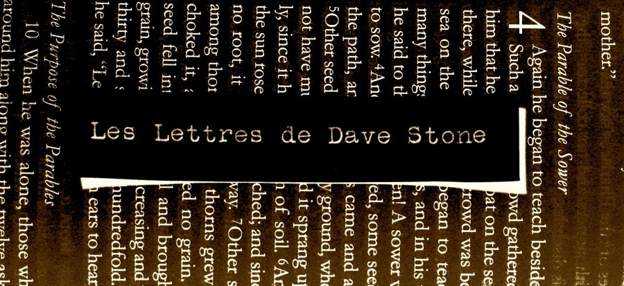 Les Lettres de Dave Stone