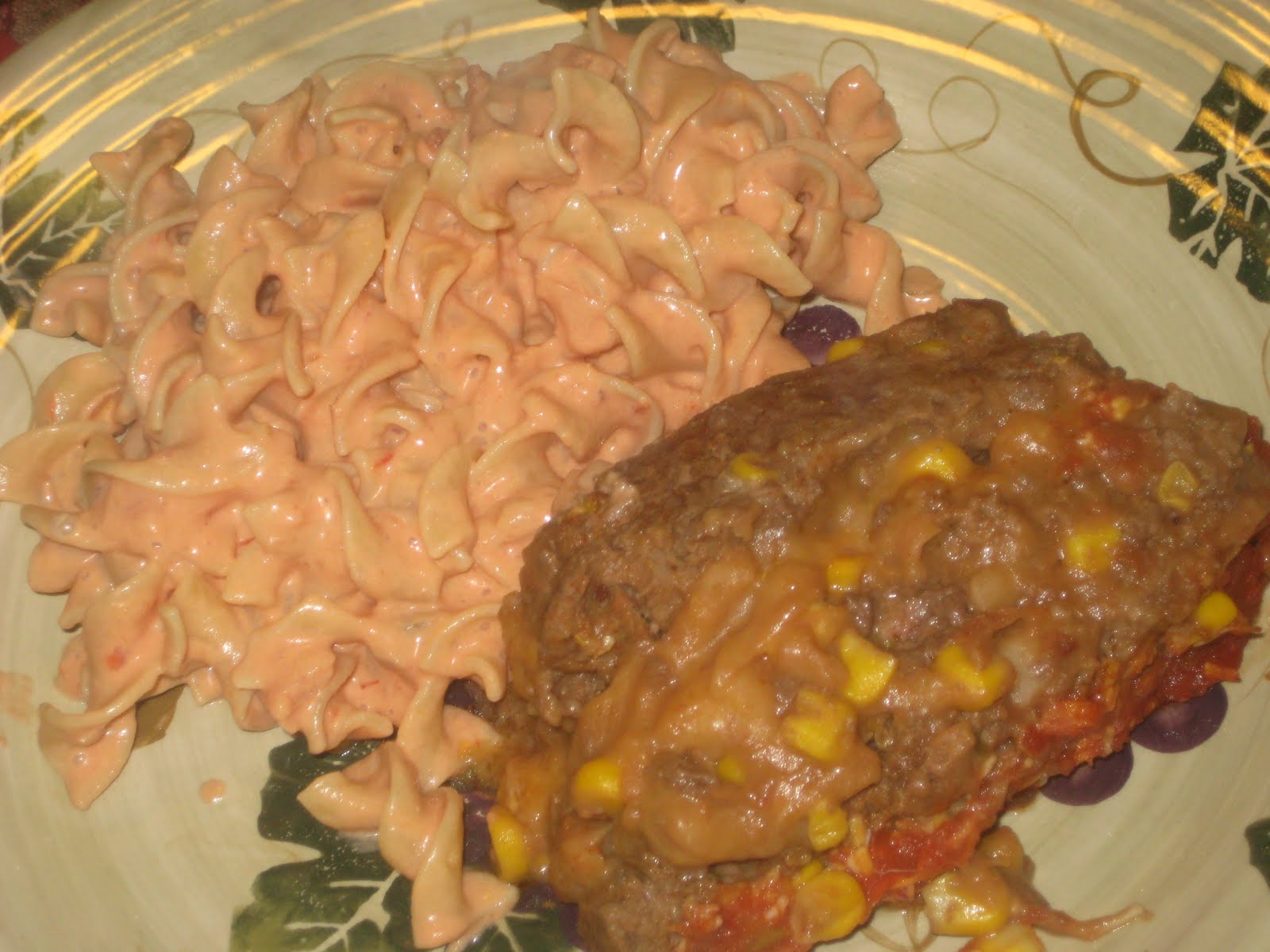 A Foodie Fairytale Mexican Meatloaf with Salsa Noodles