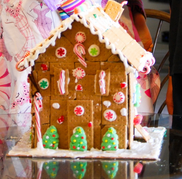 Goat Feathers Gingerbread House