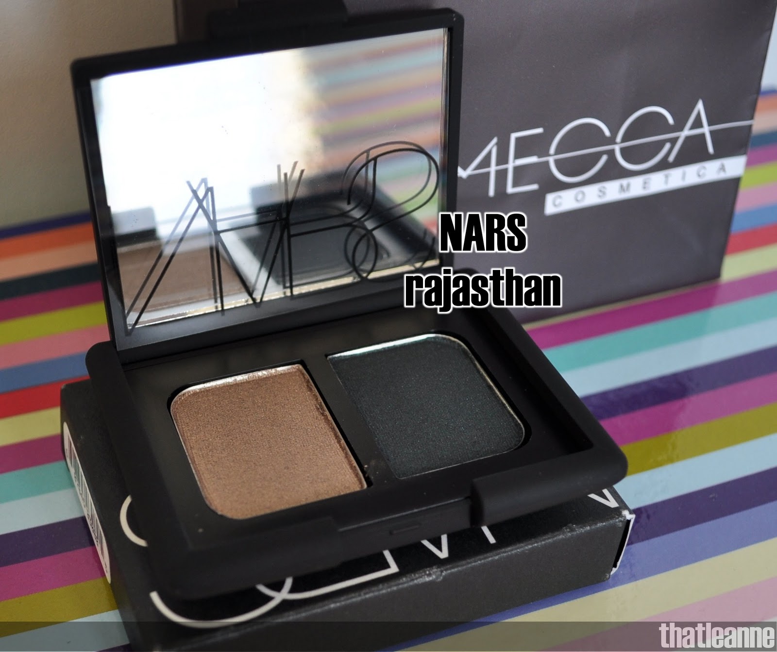 thatleanne NARS Rajasthan Duo Eyeshadow Swatchesand cupcakes!