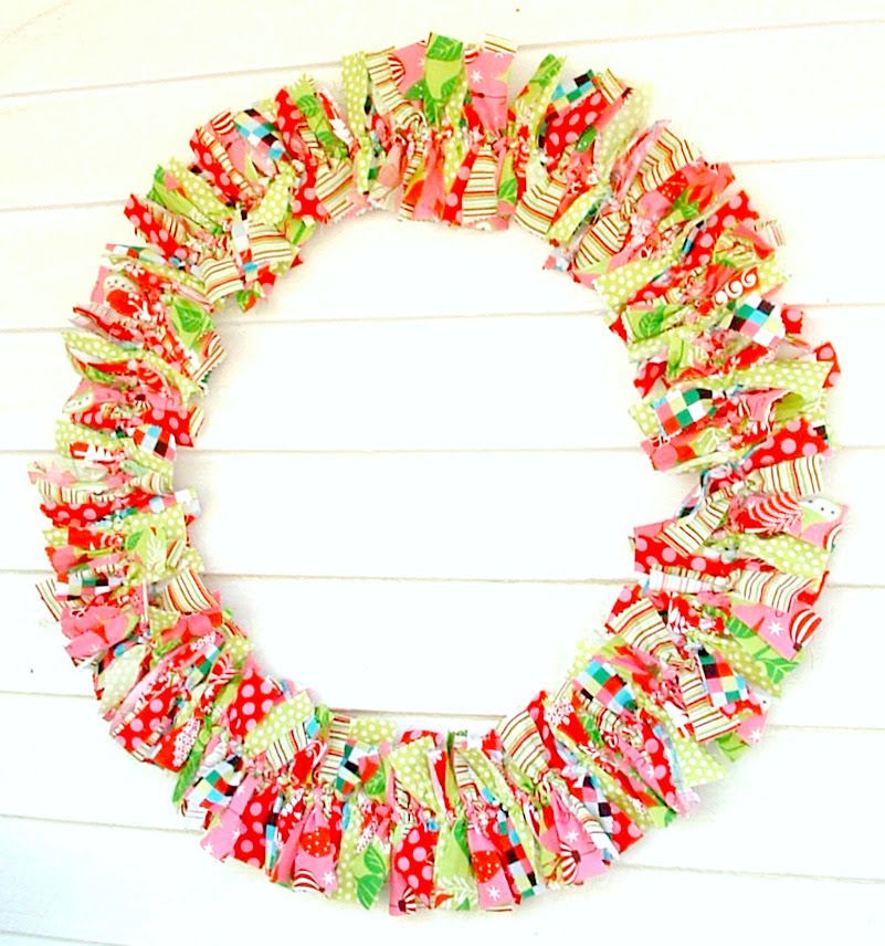 Rag Wreath Christmas Wreaths *sneak peek*