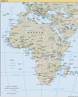 Political Map of Africa, 2006
