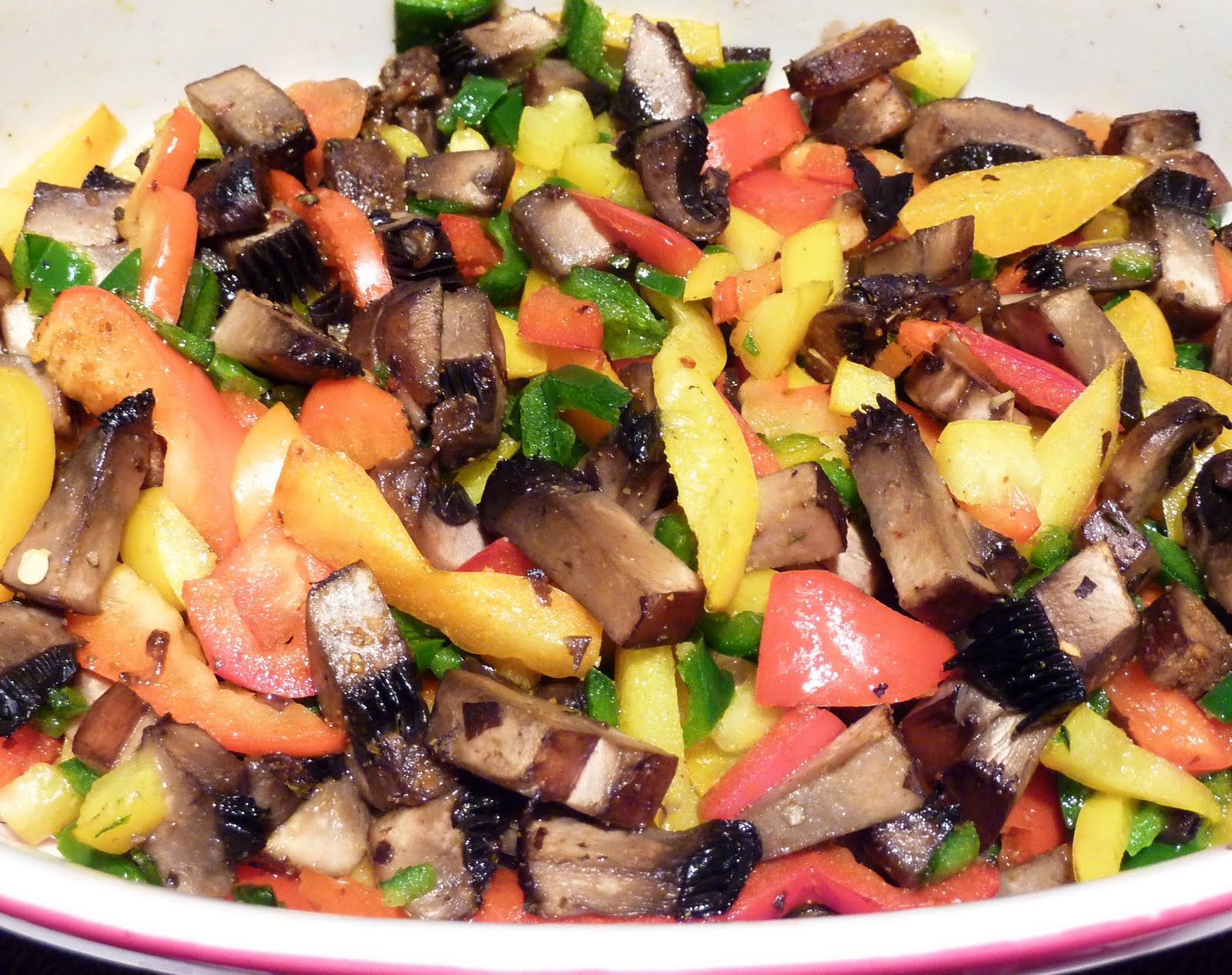 Simple Plates Roasted Mushroom and Pepper Quesadillas