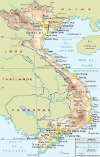 La carte du Vietnam