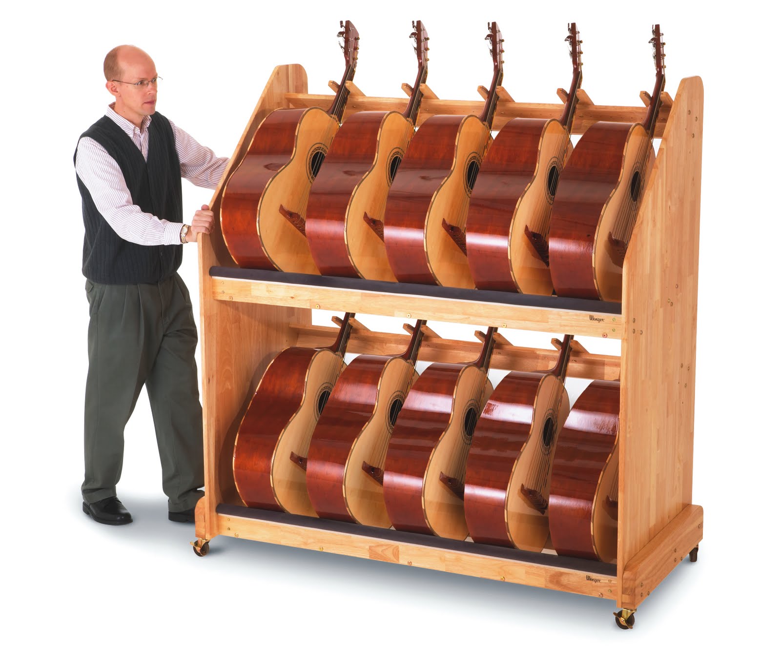 BLACK CAT MUSIC New guitar storage rack makes for easy transportation