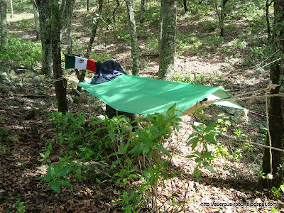 Refugio aéreo en el segundo campamento