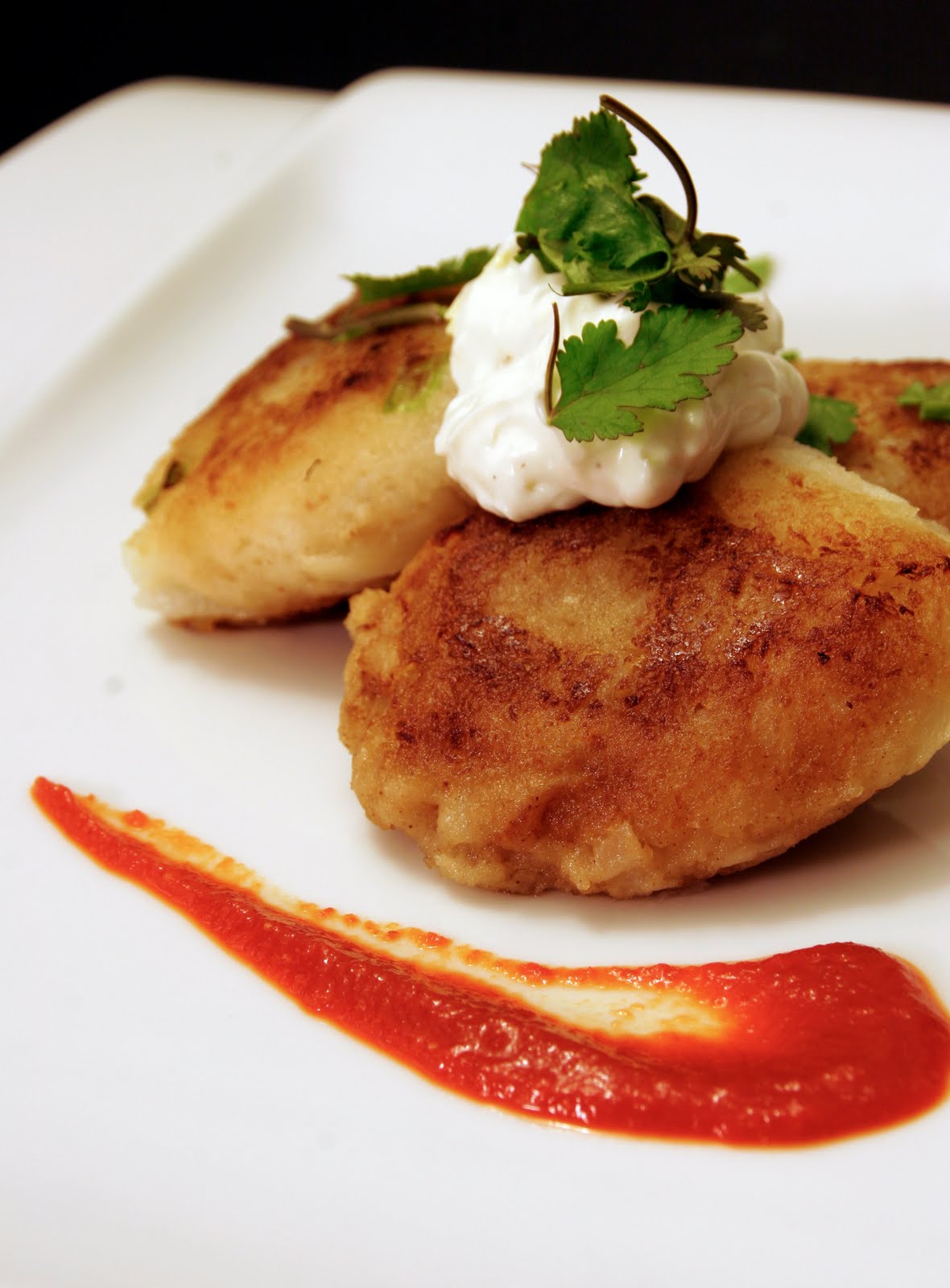 Dorky Cooking Turnip Cake with Ginger Sour Cream