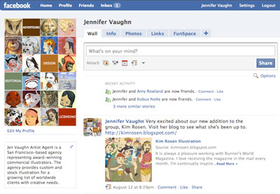 Jen Vaughn Artist Agent - Commercial Illustration - Facebook