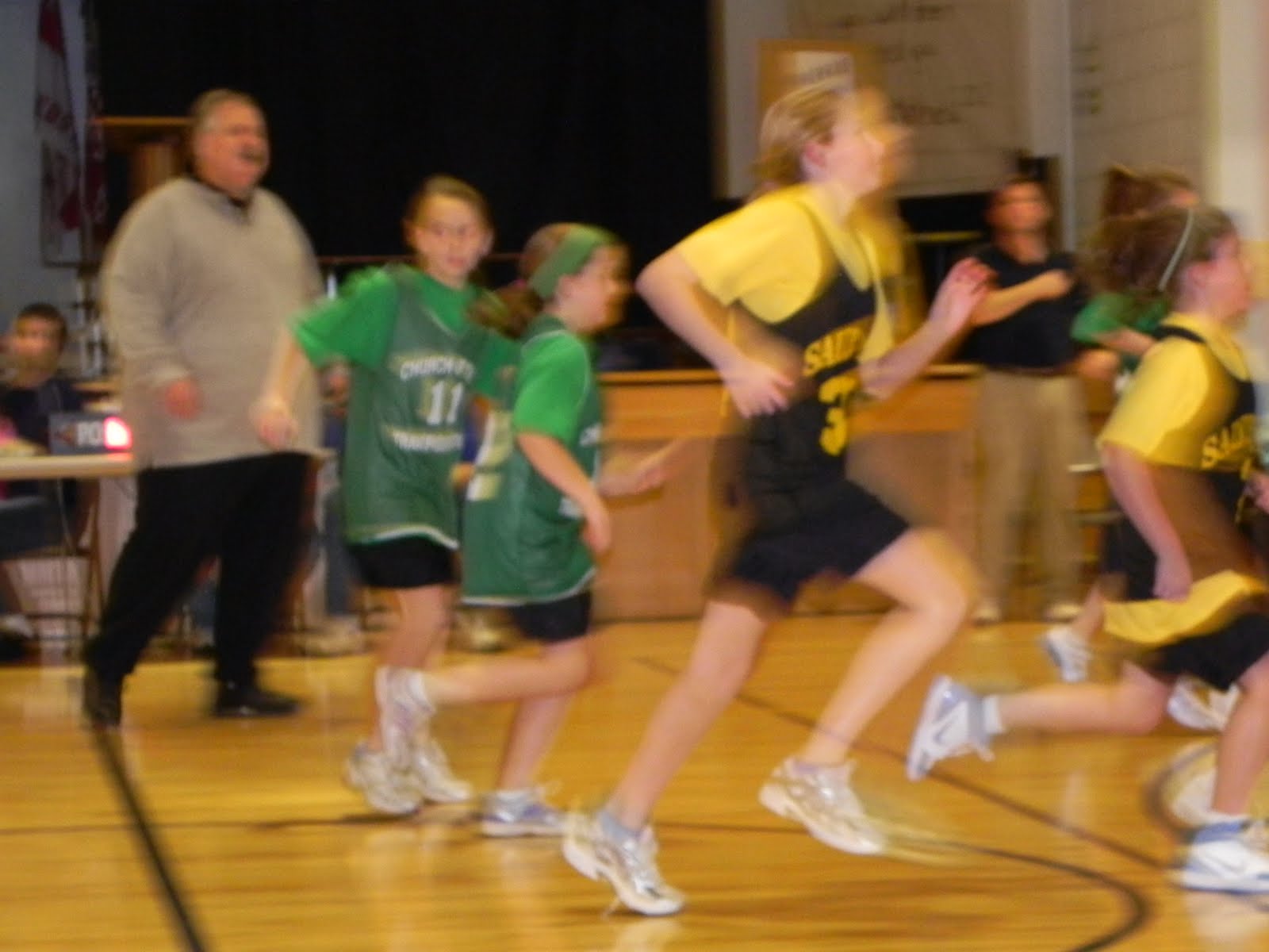 The Germano Family Blog Grace's first basketball game