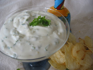 EASY YOGURT DIP...Serve with Chips/Crudites.Always a hit at any gathering!