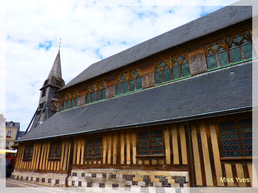 Photograff Honfleur l'église sainteCatherine
