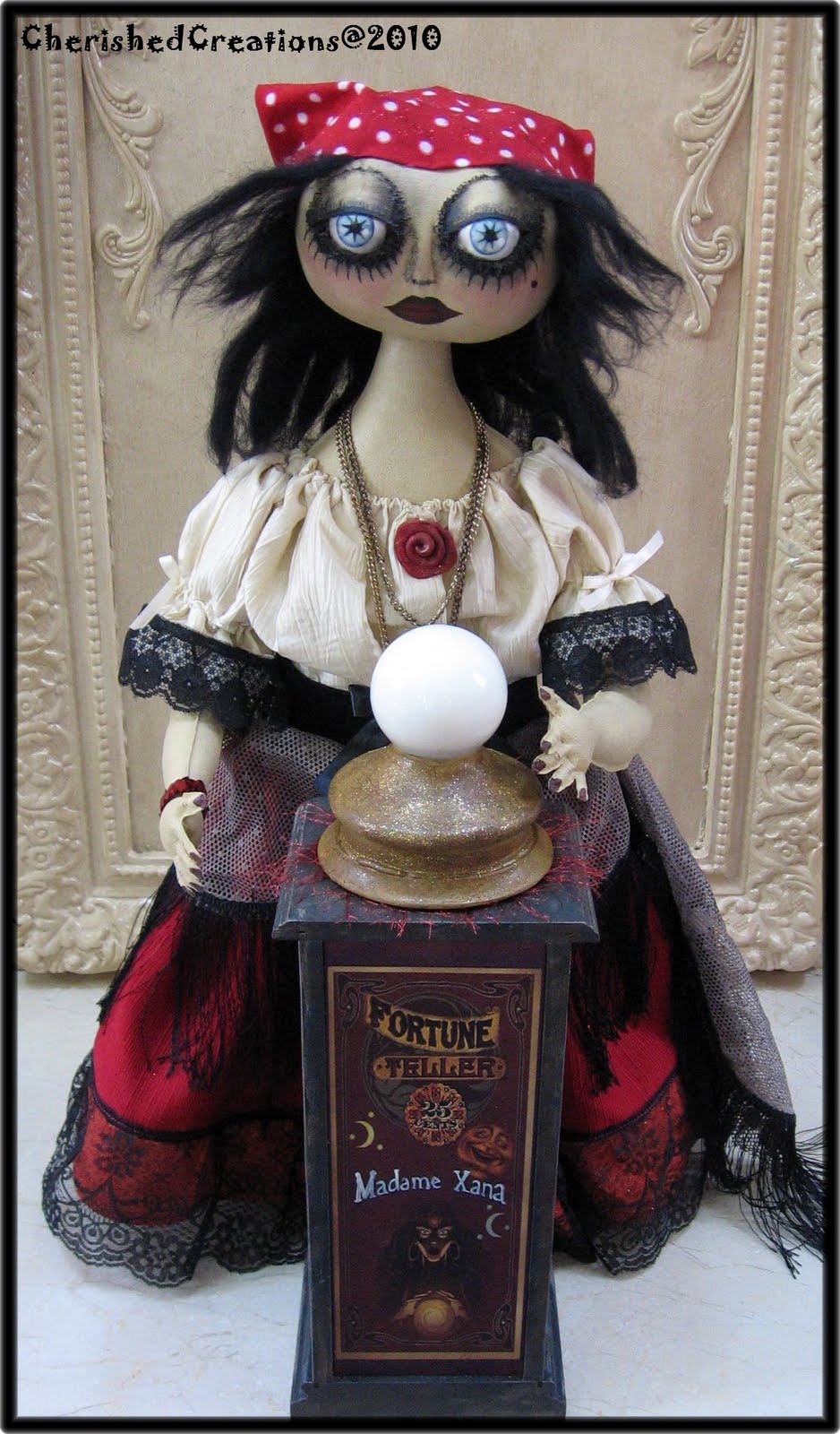 OOAK Art Dolls by Ninoska Seary Fortune Teller Madame Xana